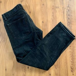 LEE Mens Regular Fit Straight Leg Black Jeans